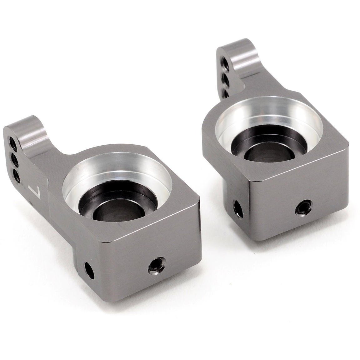 ST Racing Concepts Aluminum Rear Hub Carrier Set (Gun Metal) (2)
