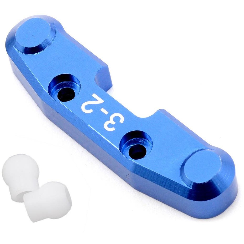 ST Racing Concepts Aluminum "3-2" Rear Arm Mount w/Delrin Inserts (Blue)