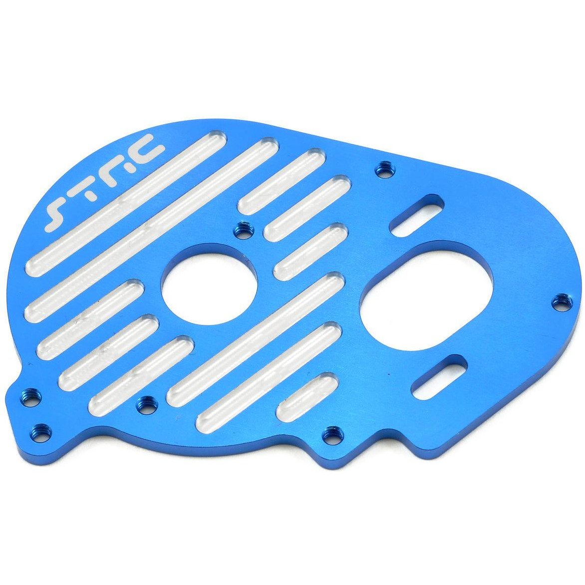 ST Racing Concepts Aluminum Heatsink Finned Motor Plate (Blue)