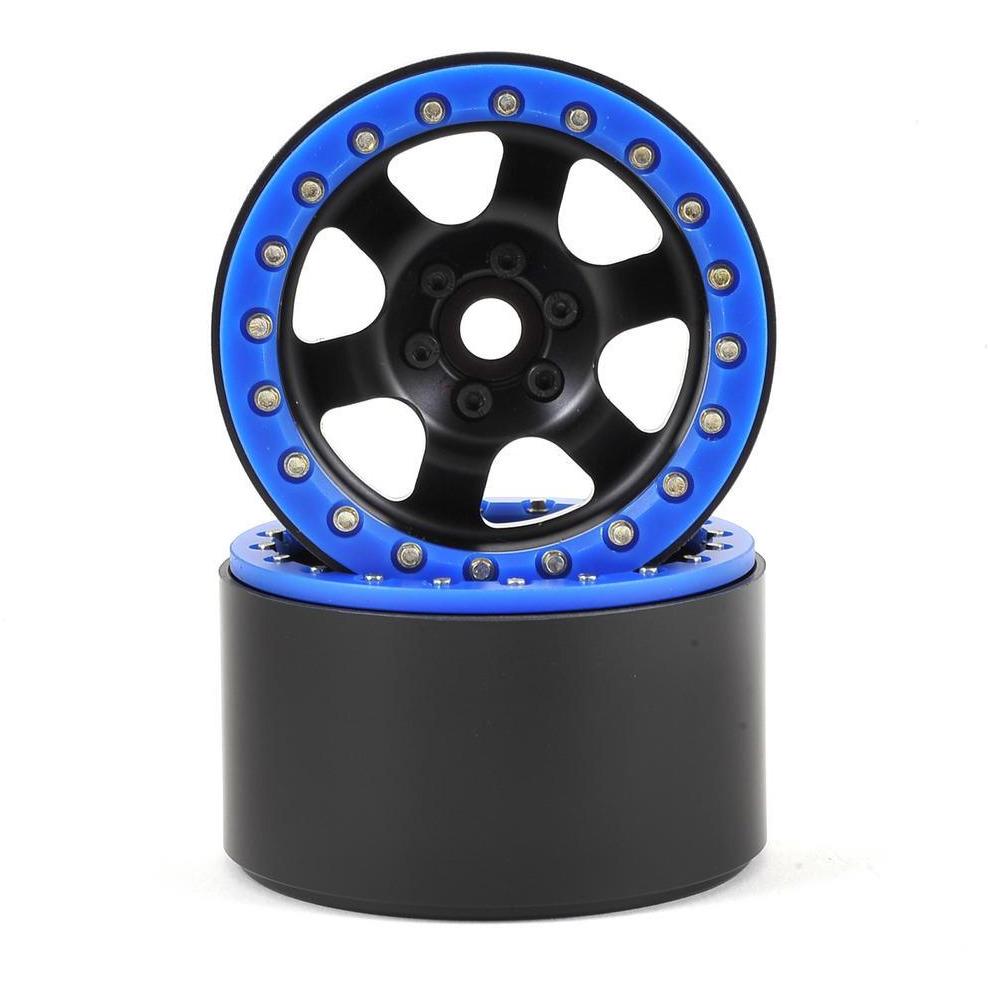 SSD RC Rock Racer 2.2" Beadlock Crawler Wheels (Black) (2)