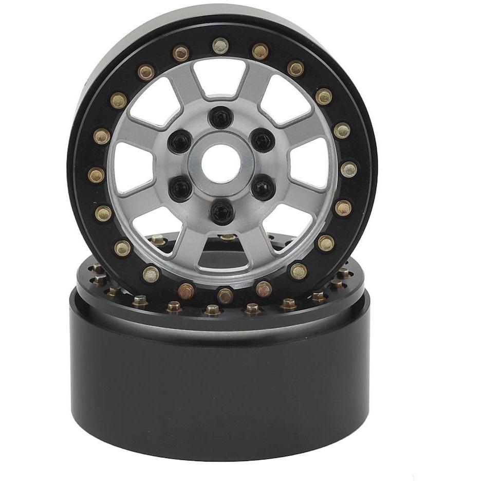 SSD RC Assassin 1.9" Beadlock Crawler Wheels (Silver) (2)