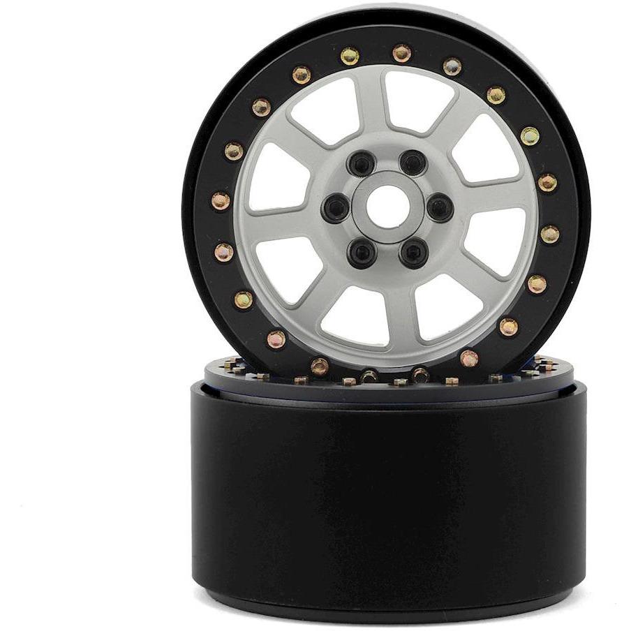 SSD RC 2.2" Wide Assassin Beadlock Wheels (Silver) (2)