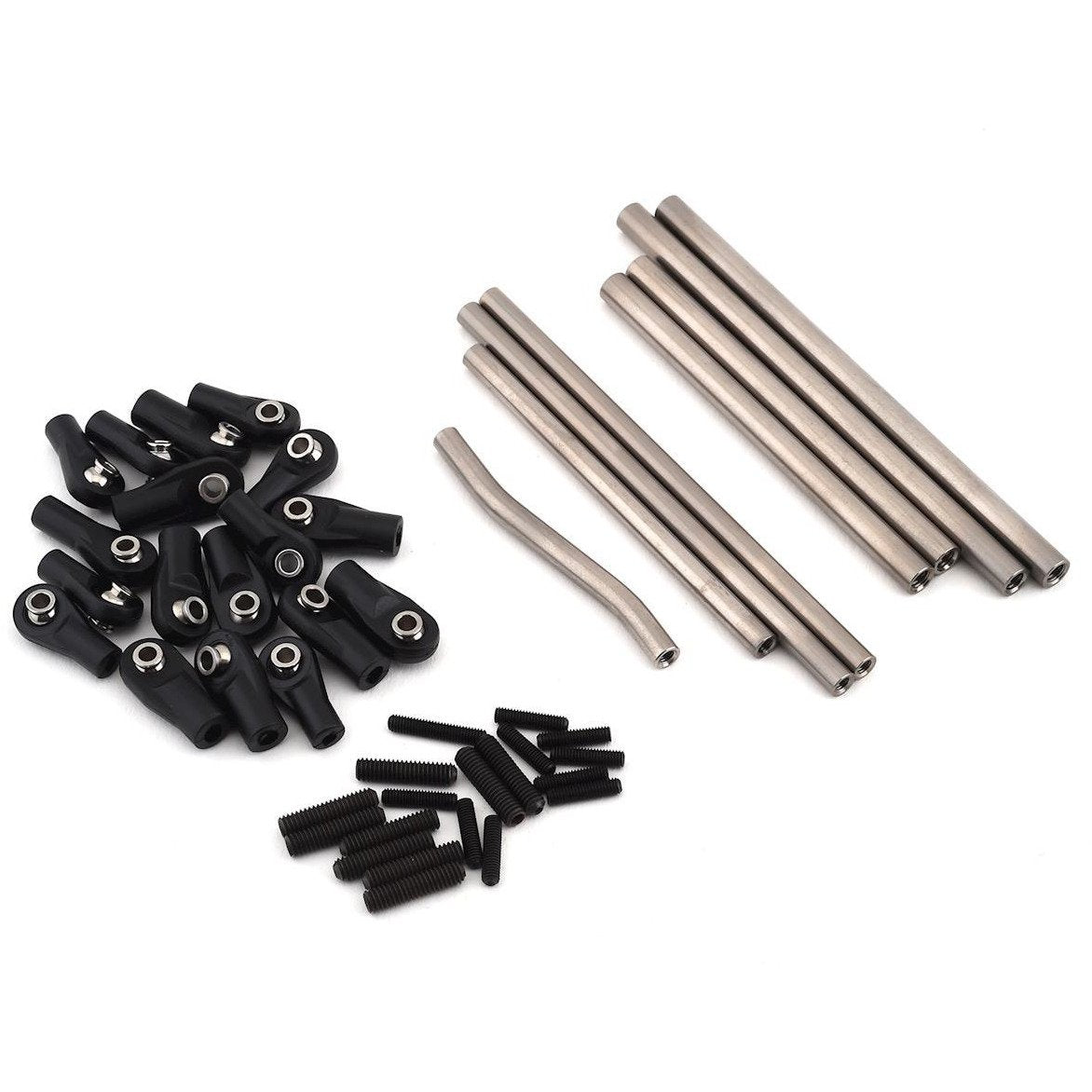 SSD RC SCX10 II HD Titanium Suspension Link Set
