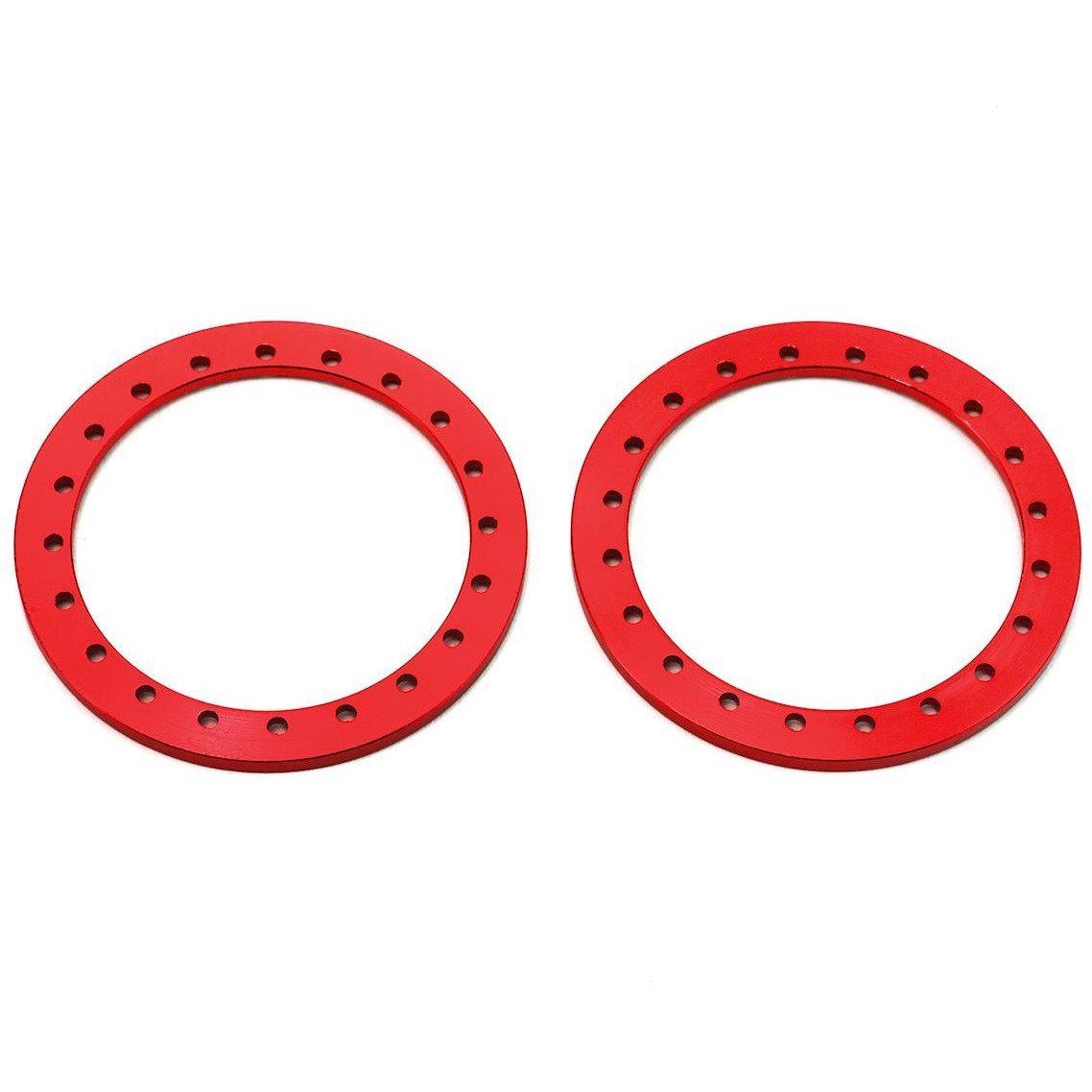 SSD RC 1.9” Aluminum Beadlock Rings (Red) (2)