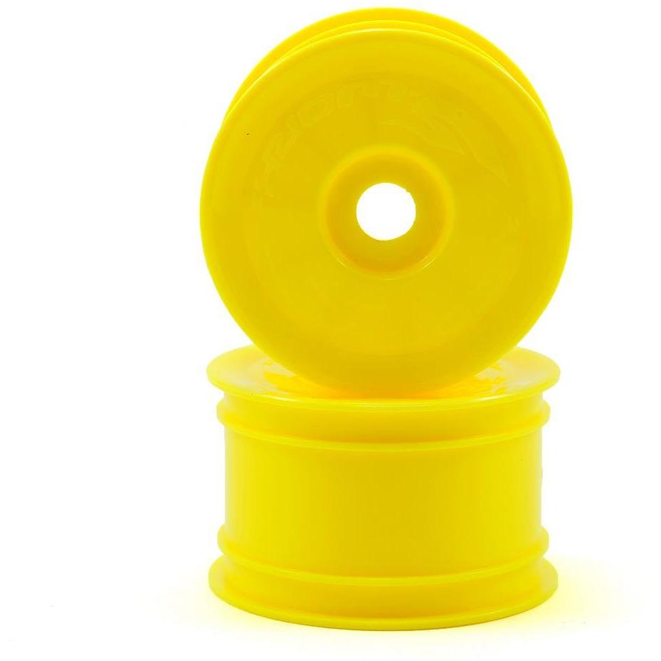 SWorkz 14mm Hex Rear Buggy Wheels (2) (Yellow) (S12-1/S104)