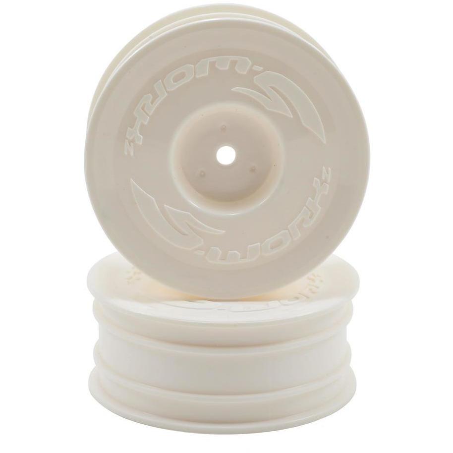SWorkz 12mm Hex S12-1 2WD Front Buggy Wheel (White) (2)
