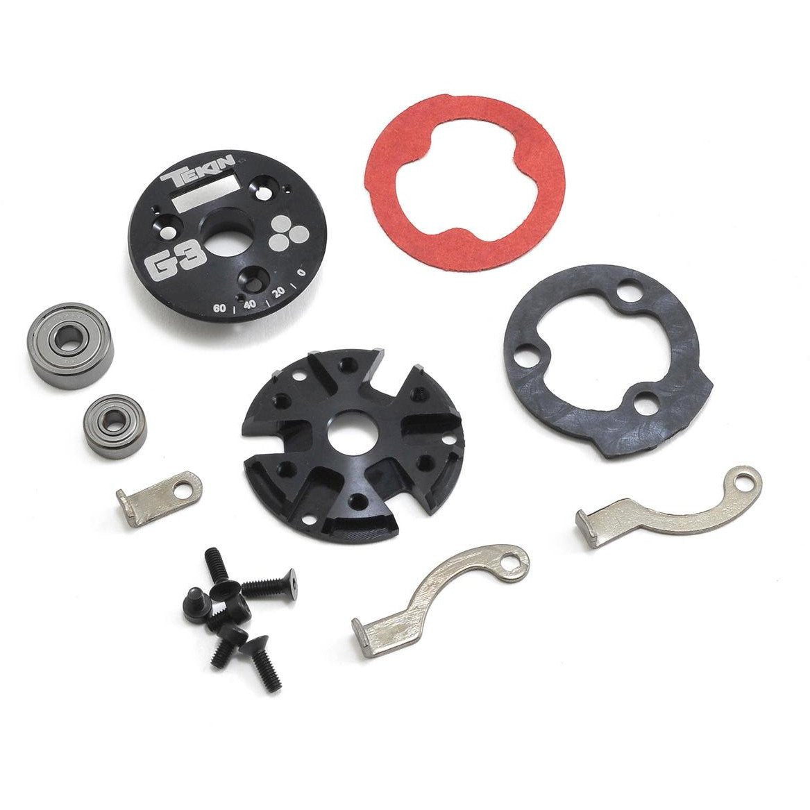 Tekin Redline Gen3 Front/Rear Cap & Bearing Set