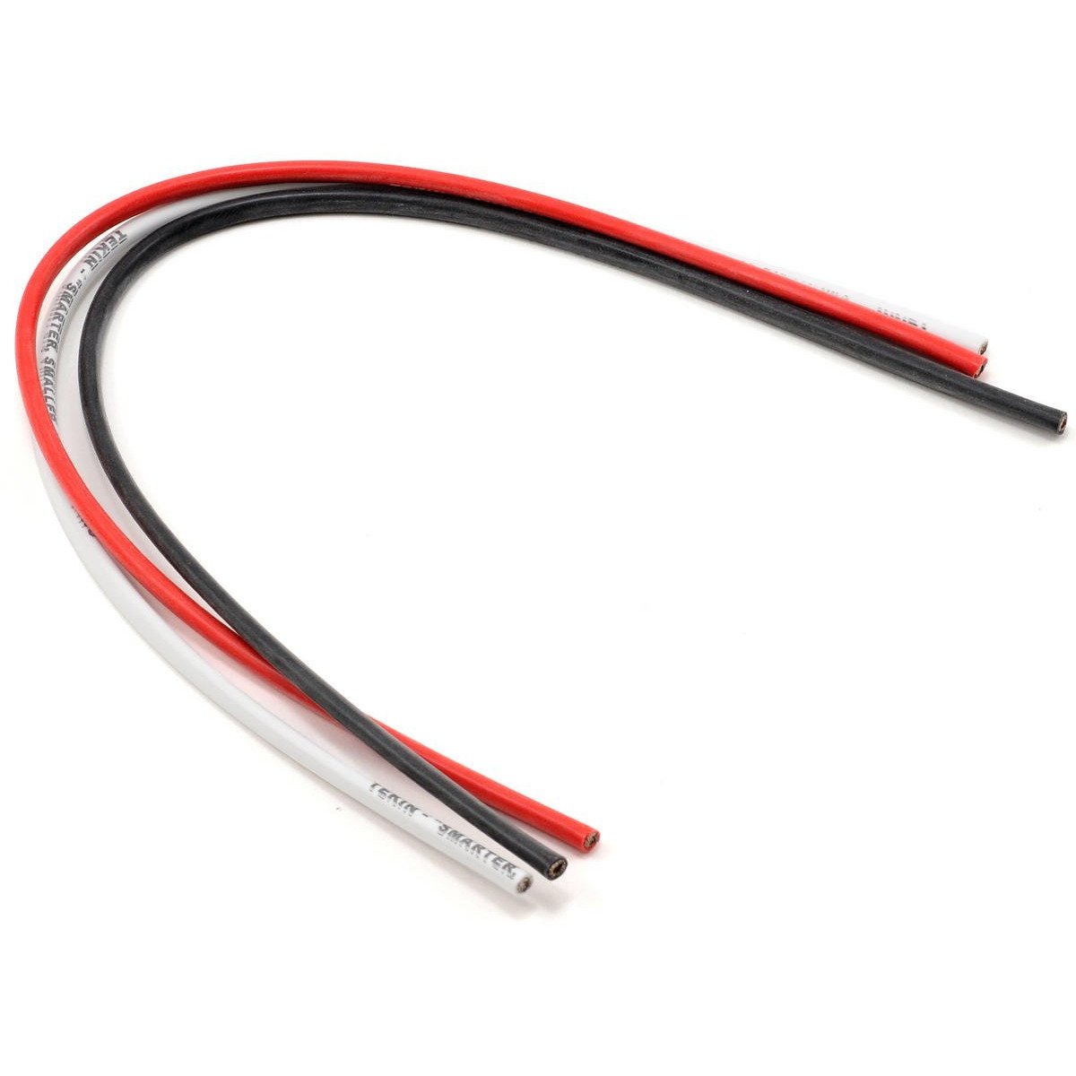 Tekin 12awg Silicon Power Wire Pack (Black/Red/White) (12")