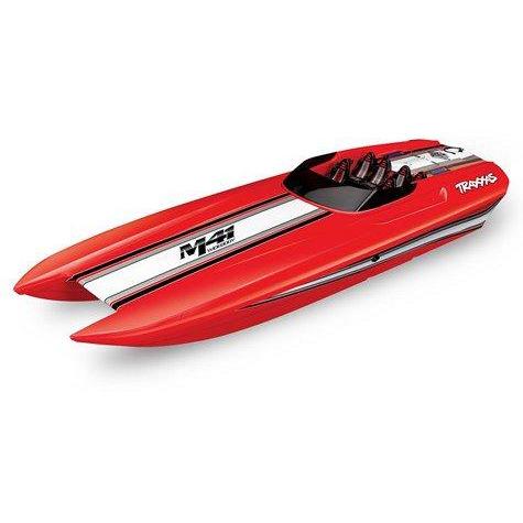 Traxxas DCB M41 Widebody 40" Catamaran High Performance 6S Race Boat (Red)
w/TQi 2.4GHz Radio & TSM