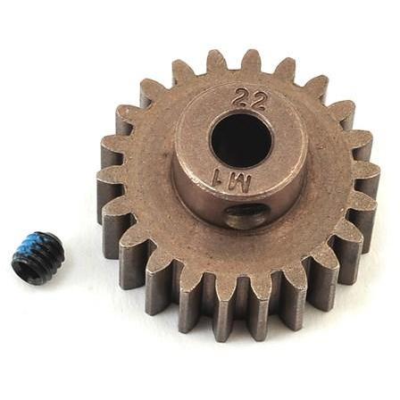 6495X Gear, 22-T Pinion (1.0 Metric Pitch) (Fits 5Mm Shaft)/ Set Screw (Compatible With Steel Spur Gears)