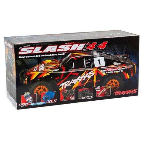 Traxxas Slash 4X4 RTR 4WD Brushed Short Course Truck (Orange)
w/TQ 2.4GHz Radio, Battery & DC Charger