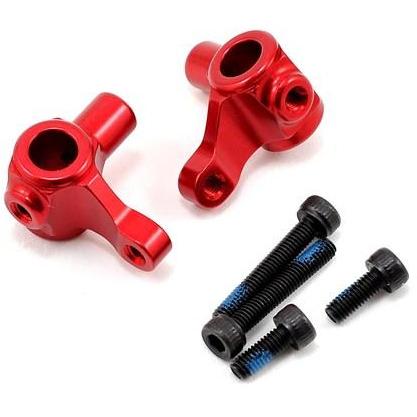 6937R Steering Blocks, Aluminum (Red-Anodized) (Left & Right)