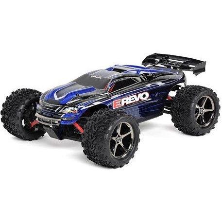 Traxxas E-Revo 1/16 4WD Brushed RTR Truck (Blue)
w/2.4GHz Radio, Titan 550 & Battery