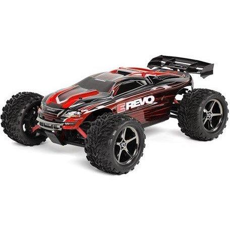 Traxxas E-Revo 1/16 4WD Brushed RTR Truck (Red)
w/2.4GHz Radio, Titan 550 & Battery