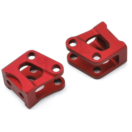 Vanquish Products Wraith Lower Shock Link Mount Set (Red) (2)