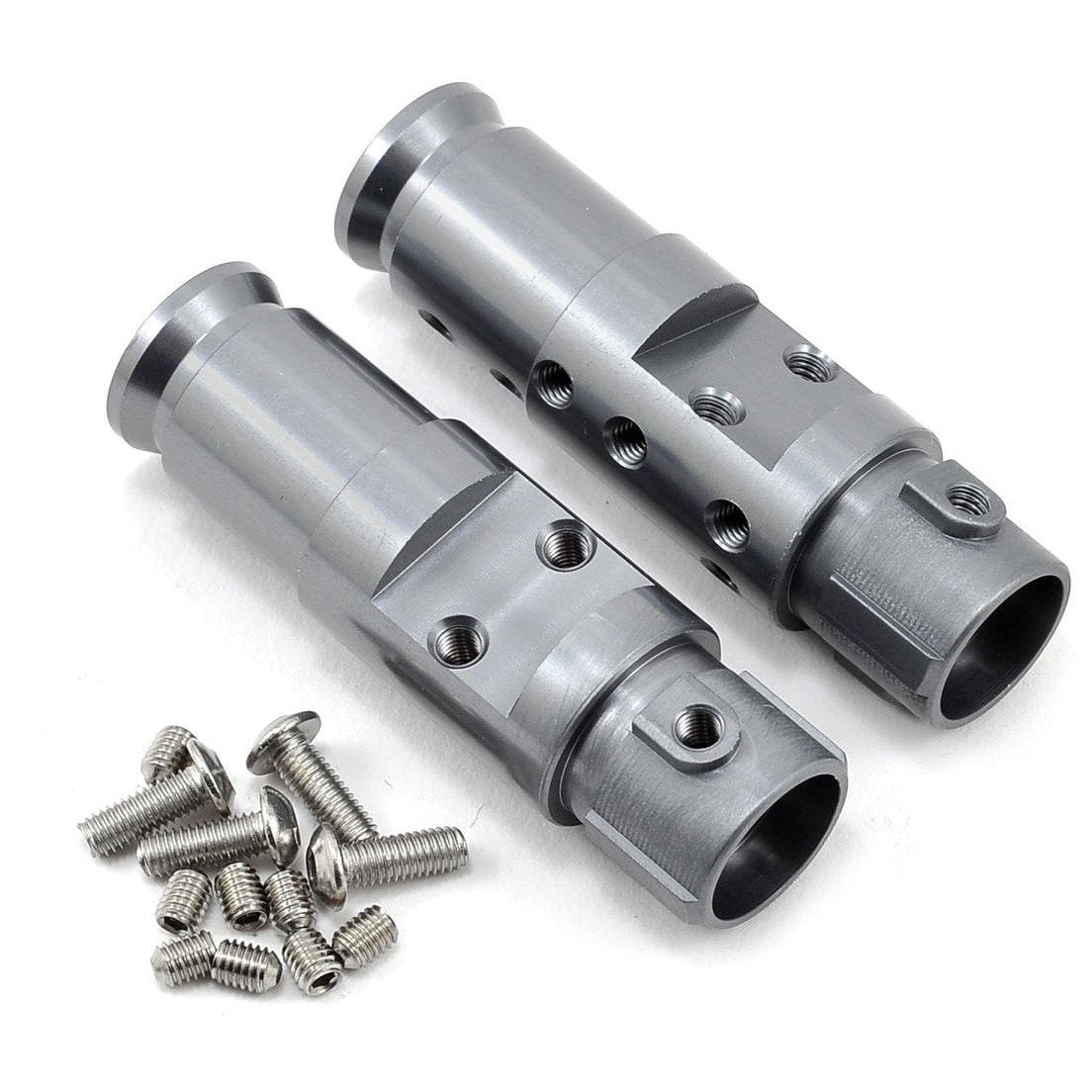 Vanquish Products "Currie Rockjock" SCX10 Front Tubes (Grey)