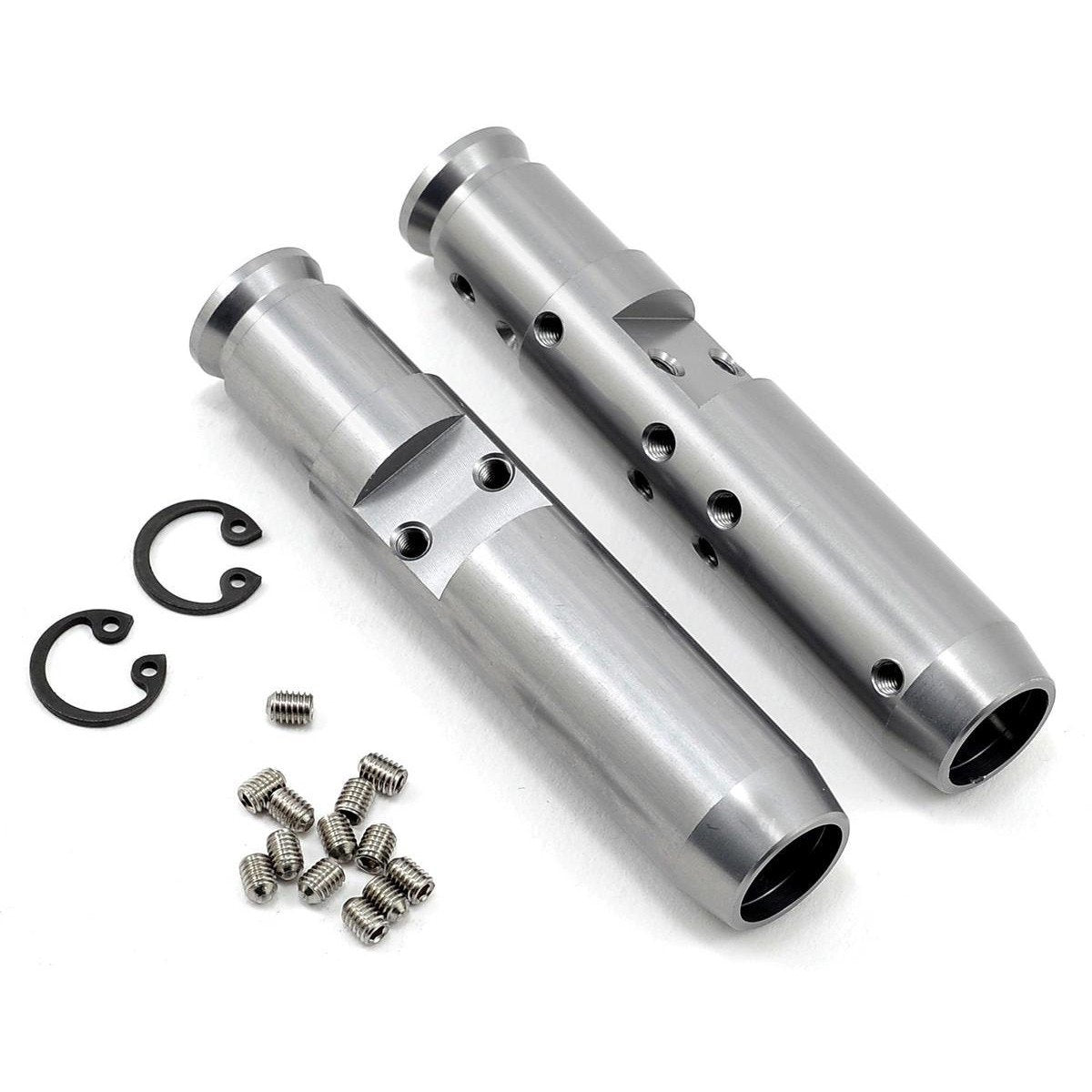 Vanquish Products "Currie Rockjock" SCX10 Rear Tubes (Grey)