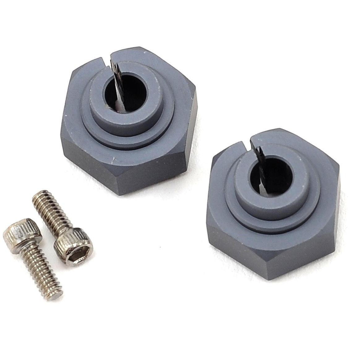 Vanquish Products Aluminum 12mm Clamping Wheel Hex (2) (Gray)
