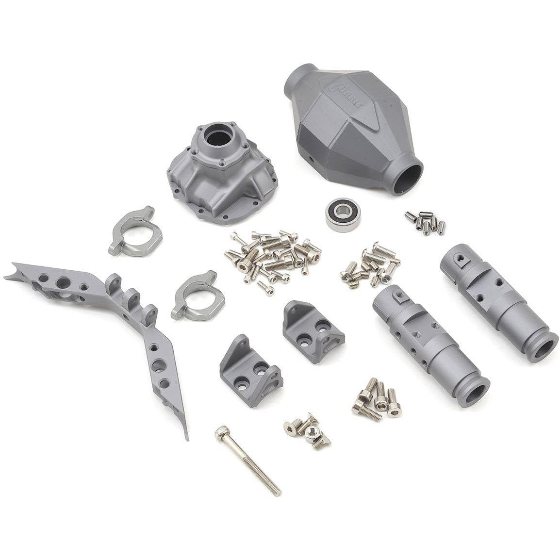 Vanquish Products SCX10 Currie F9 Front Axle Assembly (Grey)