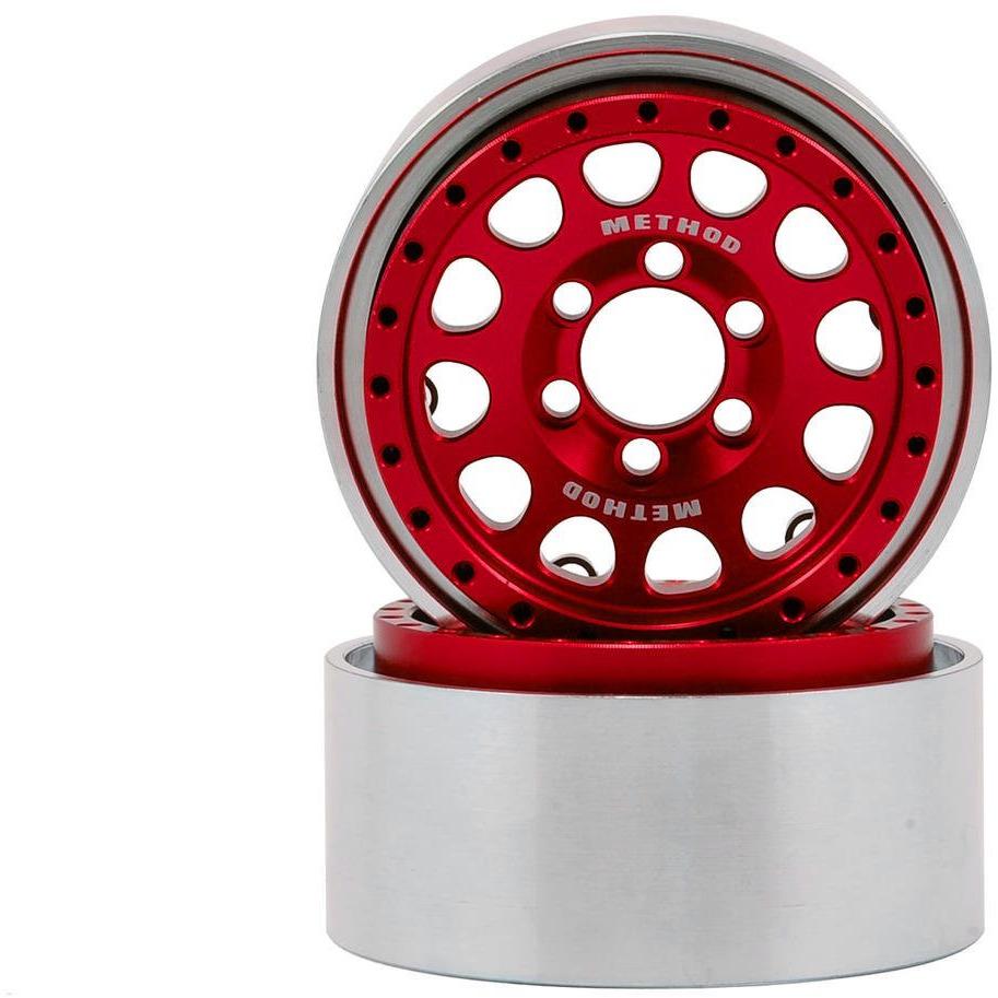 Vanquish Products Method 105 1.9" Wheel (2) (Red/Black)