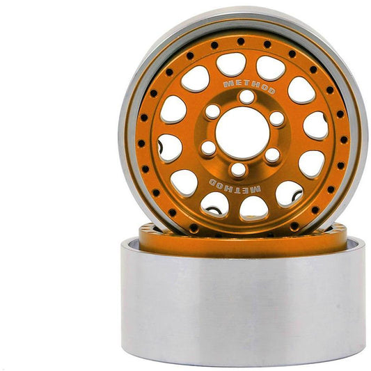 Vanquish Products Method 105 1.9" Wheel (2) (Orange/Black)
