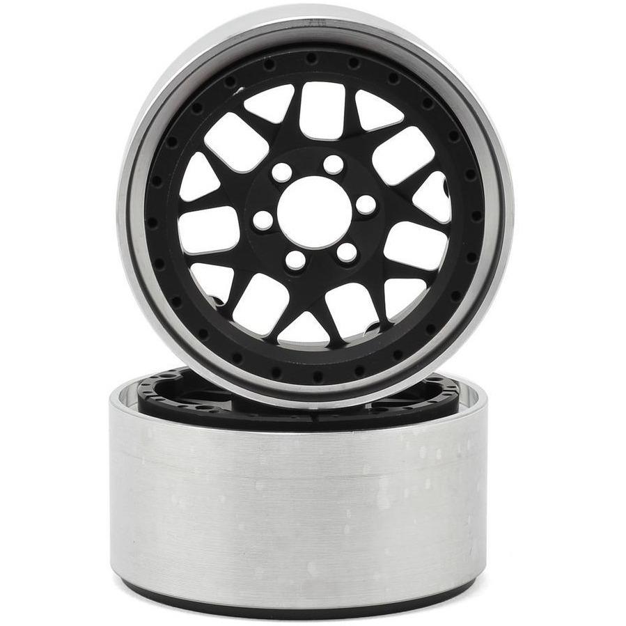 Vanquish Products KMC XD127 2.2" Wheel (Black/Black) (2) (1.2" Wide)