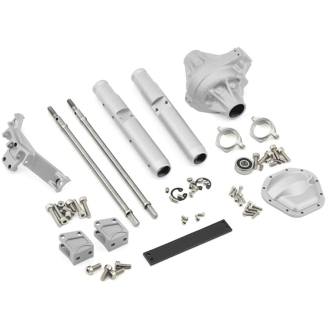 Vanquish Products Wraith/Yeti Currie Rockjock Centered Rear Axle (Silver)