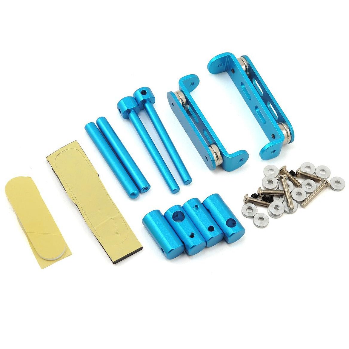 Xtra Speed 1/10 RC Aluminum Stealth Body Mount (Blue)