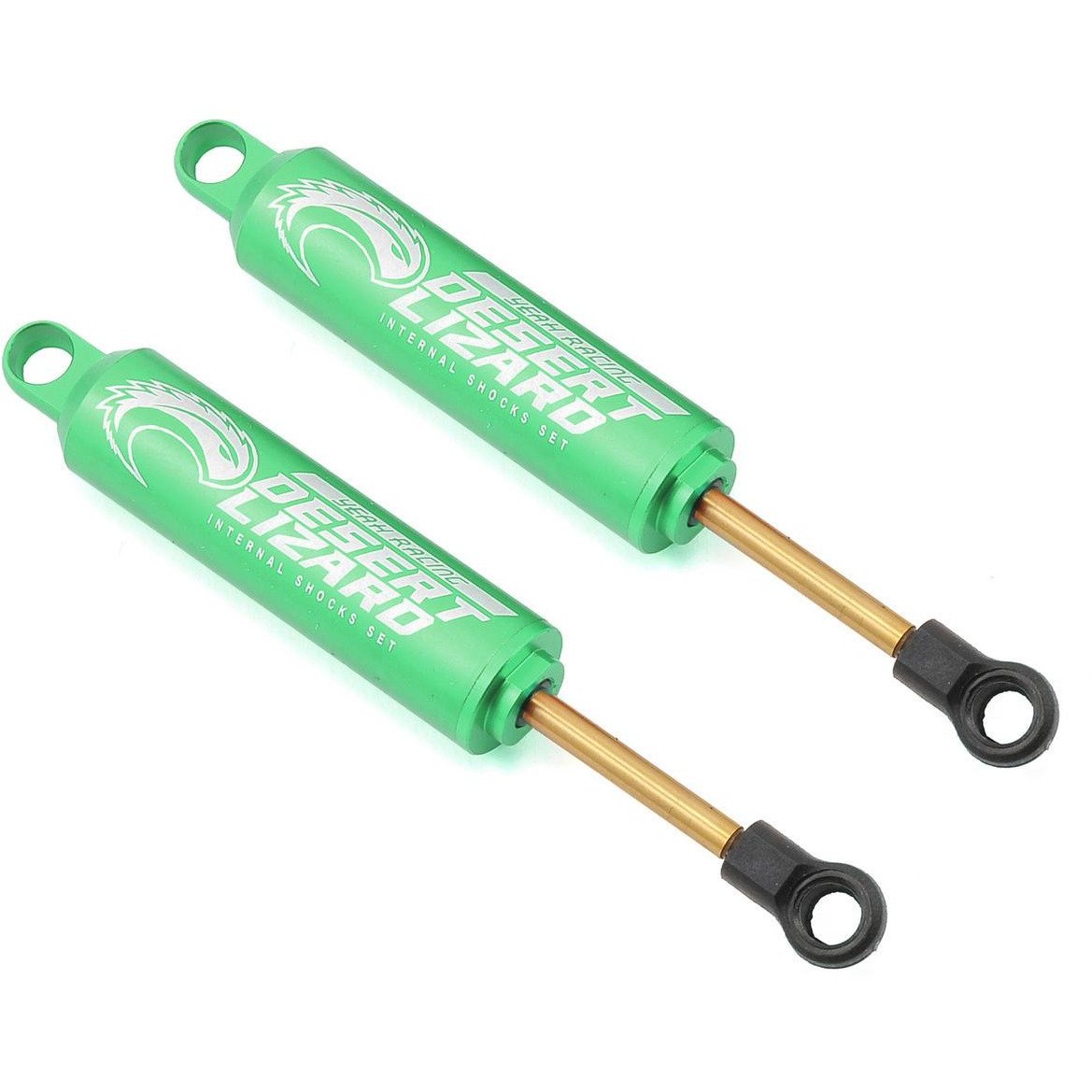 Yeah Racing 90mm Desert Lizard Two Stage Internal Spring Shock (2) (Green)
