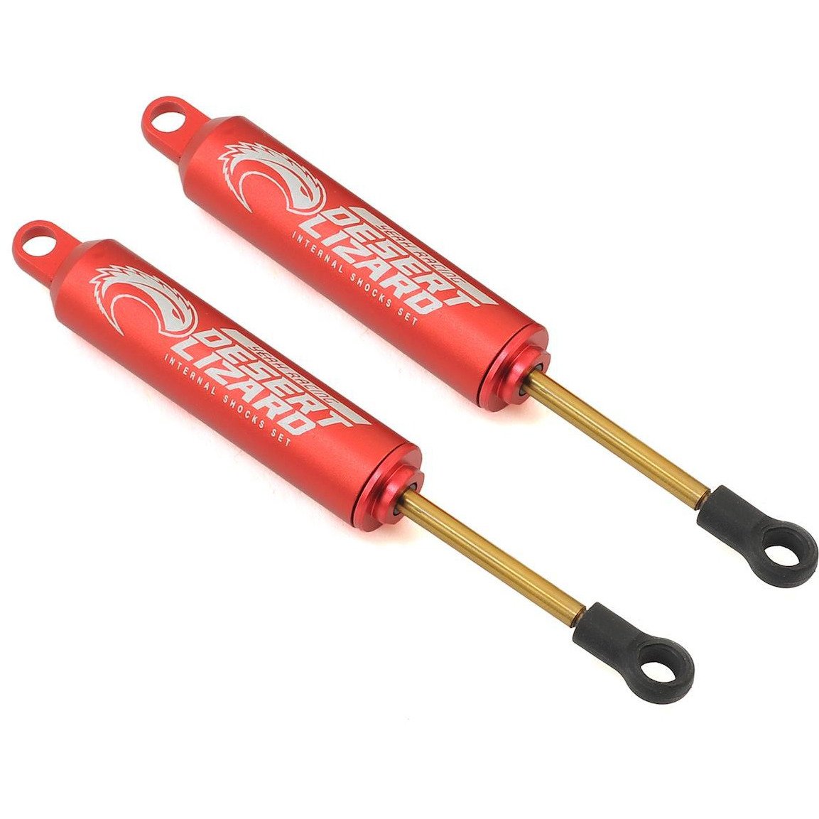 Yeah Racing 100mm Desert Lizard Two Stage Internal Spring Shock (2) (Red)