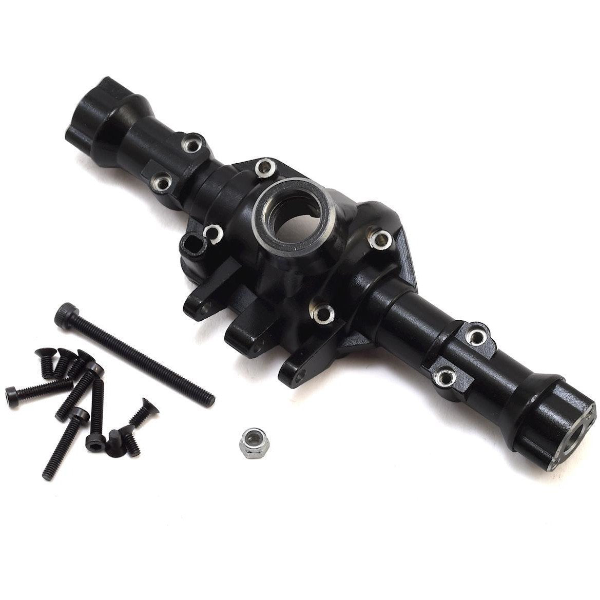 Yeah Racing Traxxas TRX-4 Alloy Rear Axle Housing (Black) (Titanium Coated)