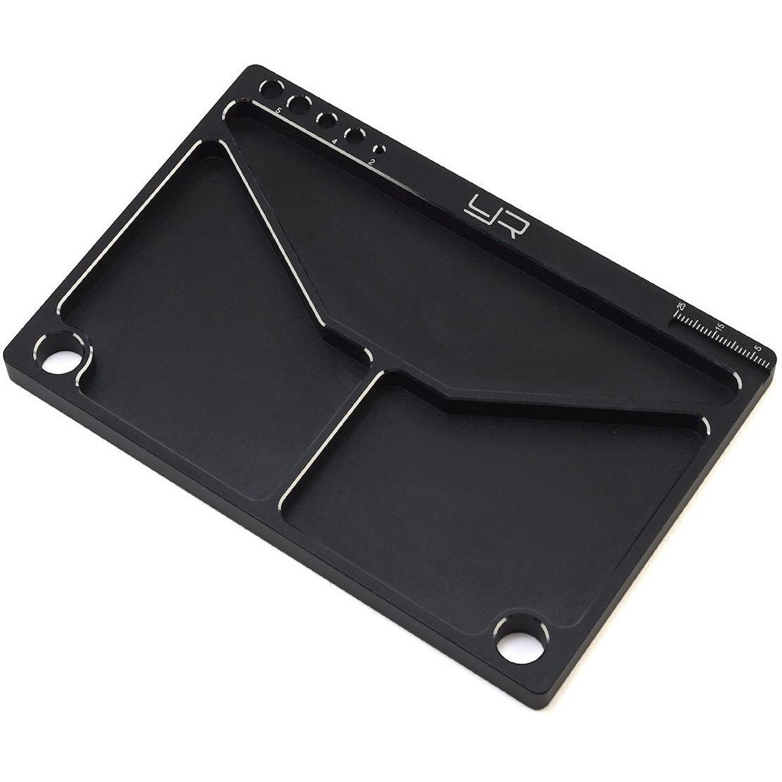 Yeah Racing Aluminum Parts Tray (Black) (145x95x5mm)