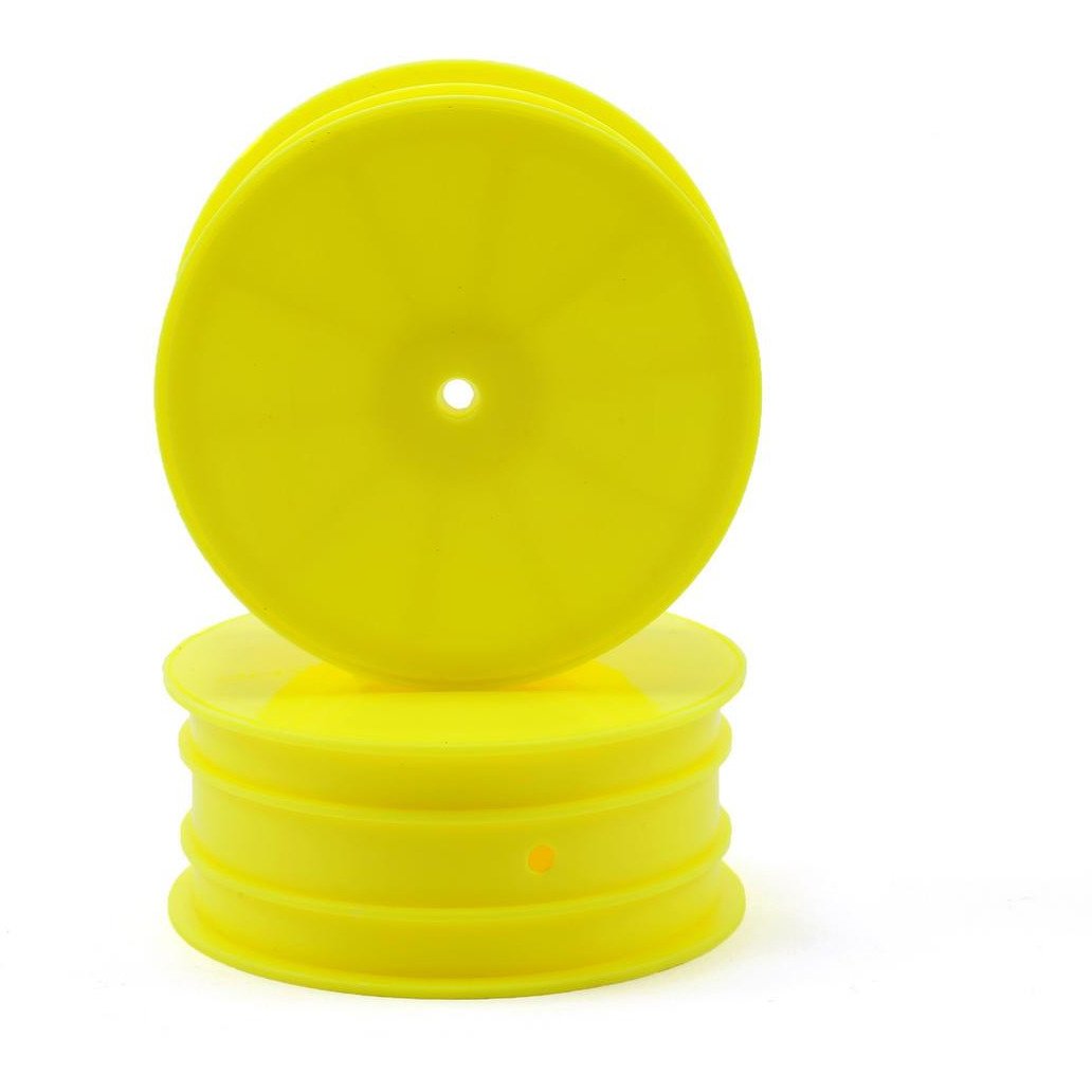 Yokomo 12mm Hex 1/10 4WD Front Buggy Wheels (Yellow) (2) (YZ-4/B-MAX4)