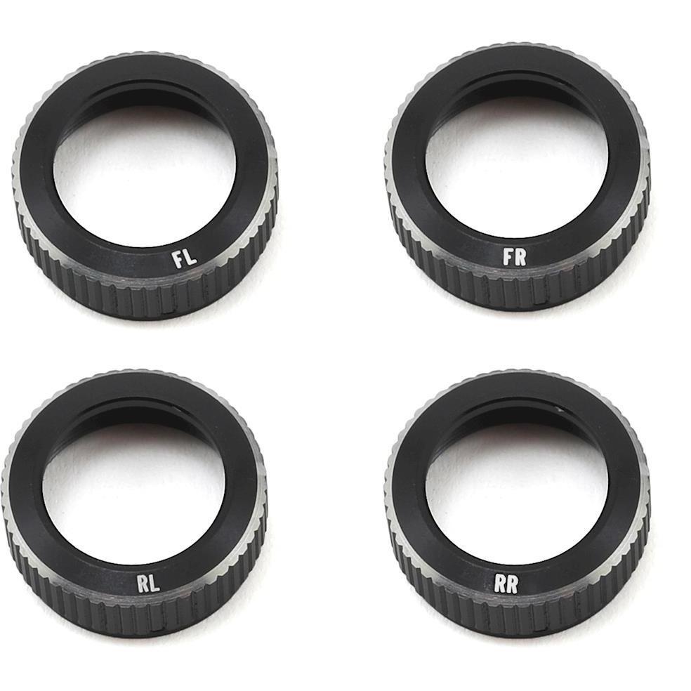 Yokomo SLF Shock Cap Nut w/Engraved Mark Beveling