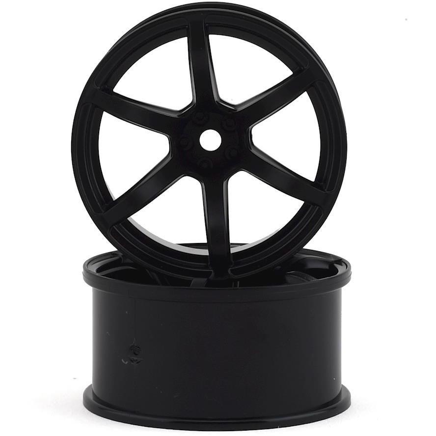 Yokomo 12mm Hex Racing Performer Drift Wheels (Black) (2) (8mm Offset)