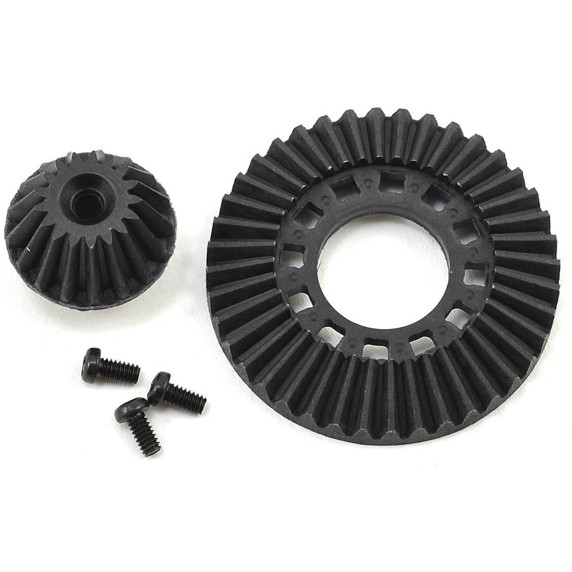 Yokomo Graphite Ring Gear & Drive Gear (for Front One Way & Solid Axle)