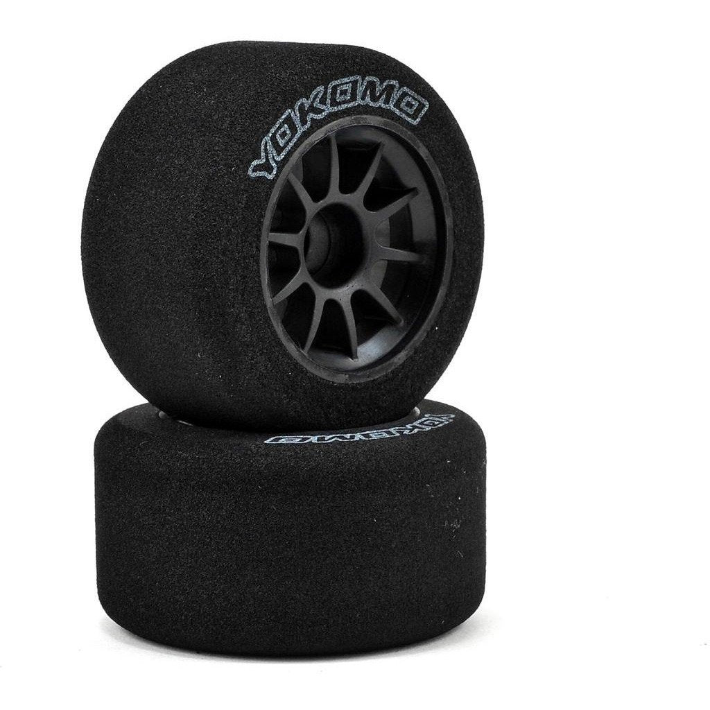 Yokomo Pre-Mounted Front CRT Tire (Medium) (2)