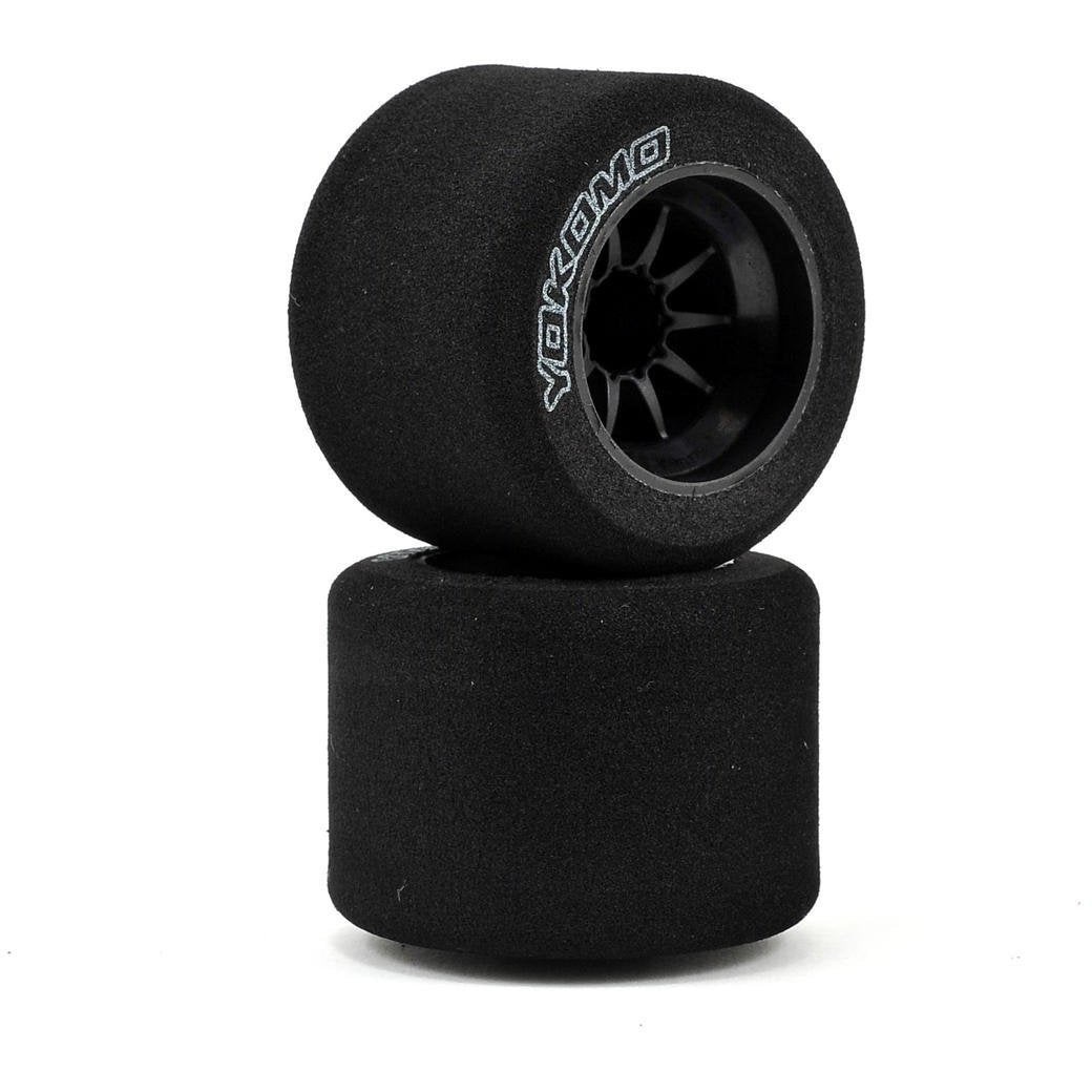 Yokomo Pre-Mounted Rear CRT Tire (Soft) (2)