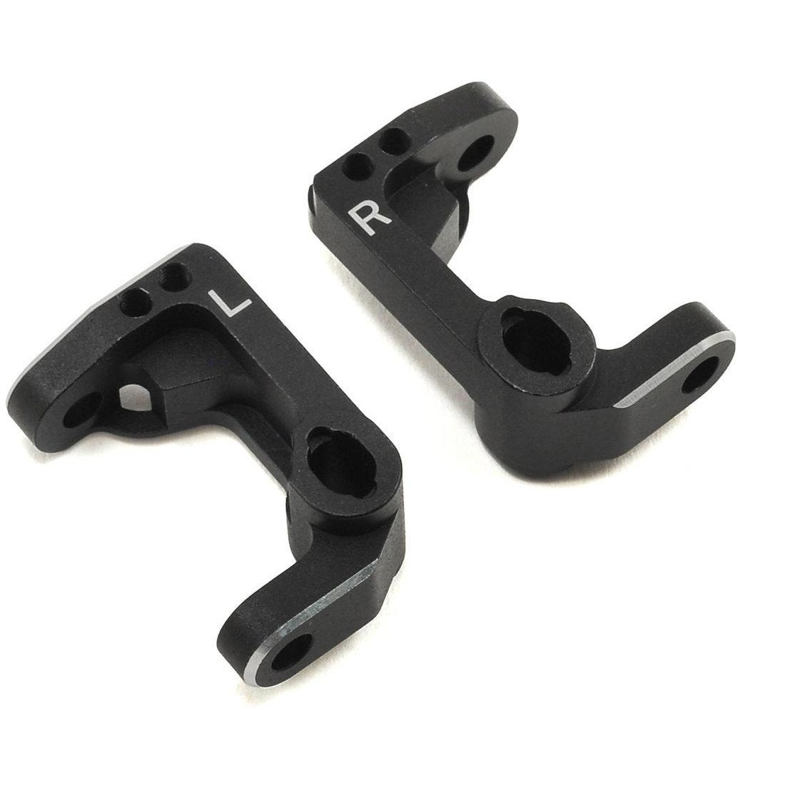 Yokomo Aluminum Front Steering Hub Carrier (Black) (2)