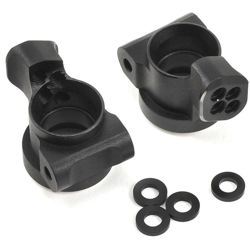 Yokomo 0° Aluminum Rear Hub Carrier Set