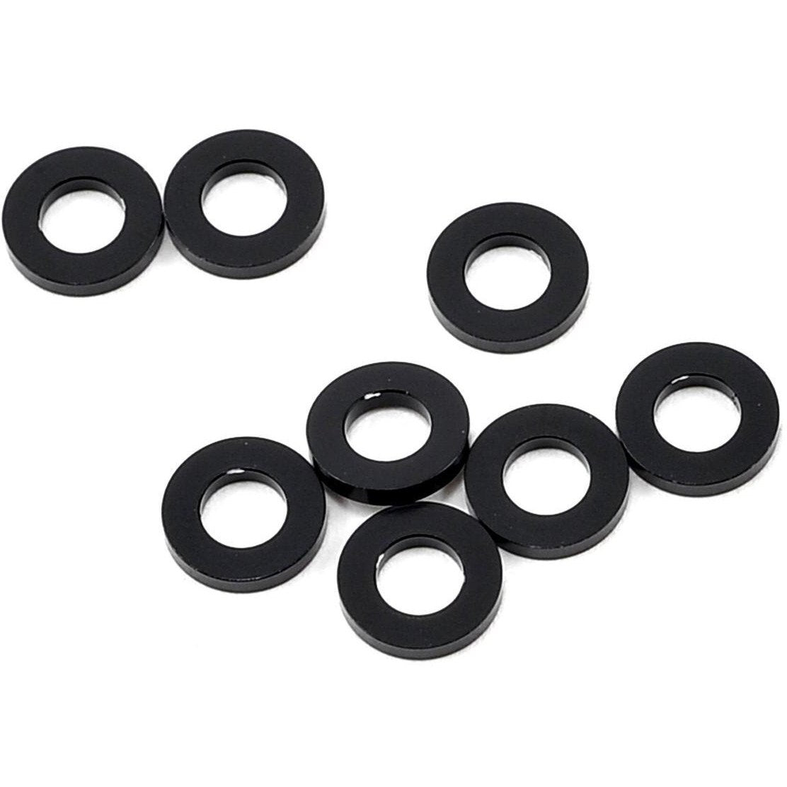 Yokomo 3x6x1.0mm Aluminum Shim (Black) (8)