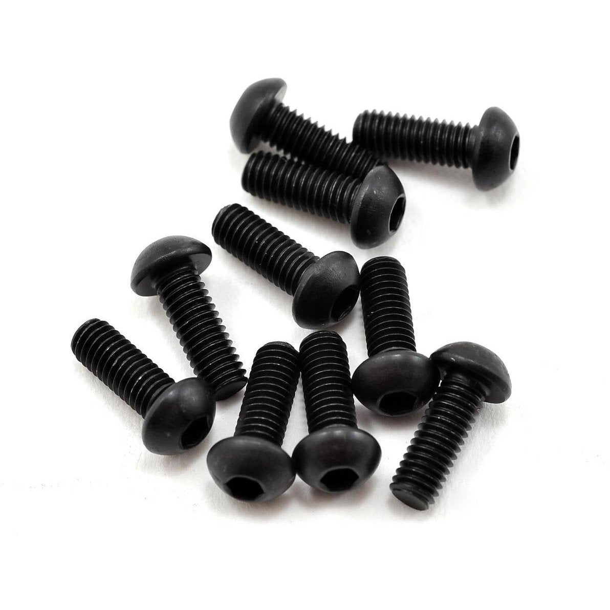 Yokomo 3x8mm Button Head Hex Screw (10)
