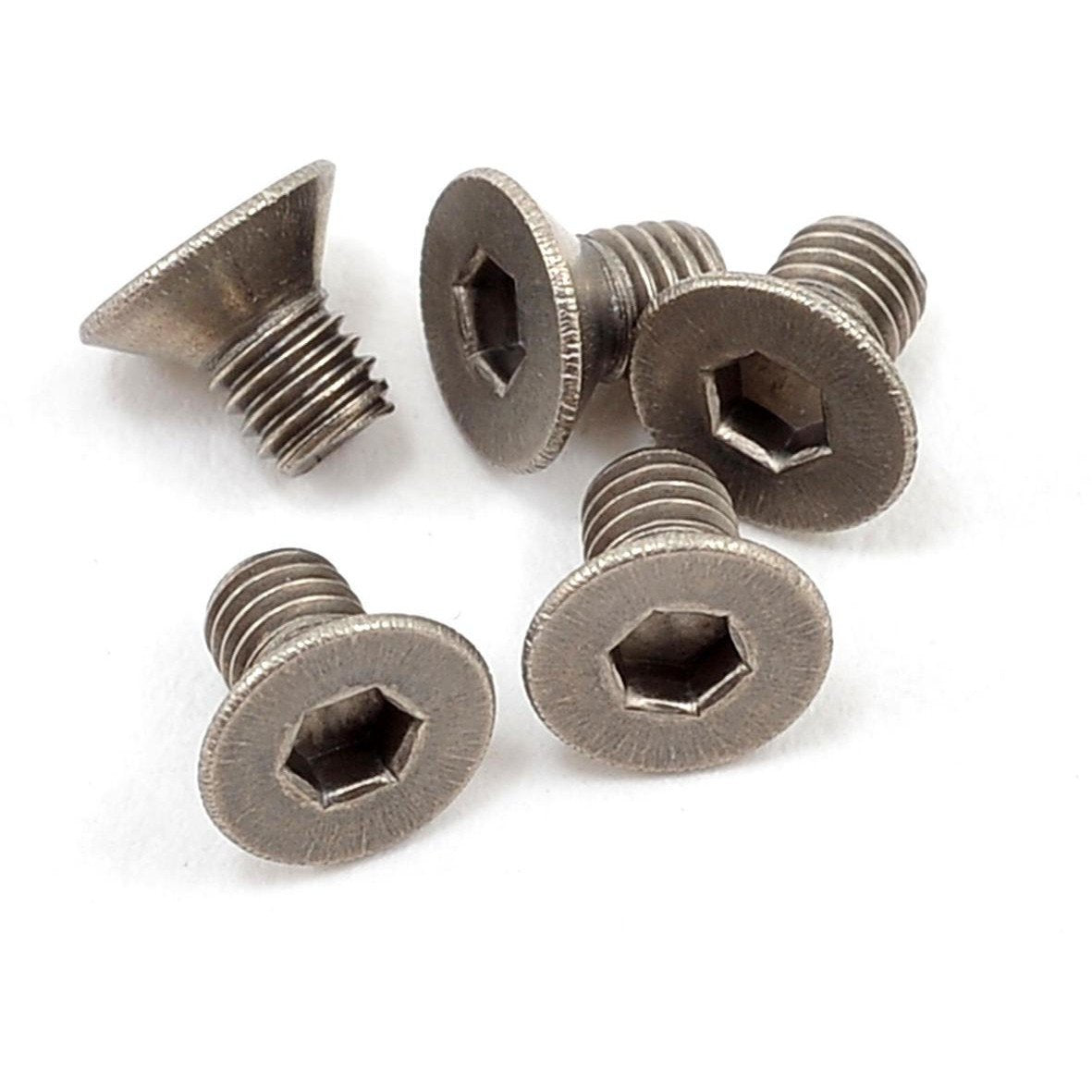 Yokomo 3x5mm Titanium Flat Head Screw (5)
