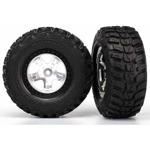 5880X Tires & Wheels Assembled Glued Sct Satin Chrome Beadlock Style Wheels Kumho Tires Foam Inserts Wd Front Rear Wd Rear Assembled,-Glued--(Sct-Satin-Chrome,-Beadlock-Style-Wheels,-Kumho-Tires,-Foam-Inserts)-(2