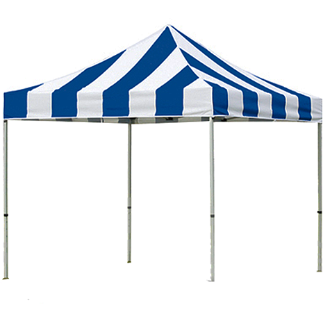 POP-UP 10' X 10' BLUE & WHITE