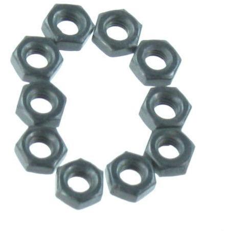 111007F 3mm Flat Locknut (10)