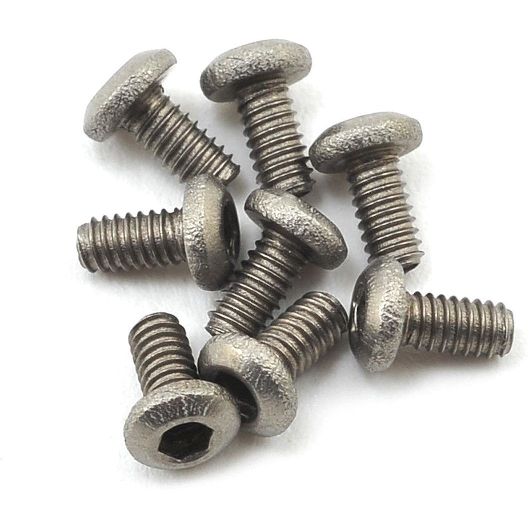 175RC B6/B6D Titanium Piston/Bleeder Screws (8)