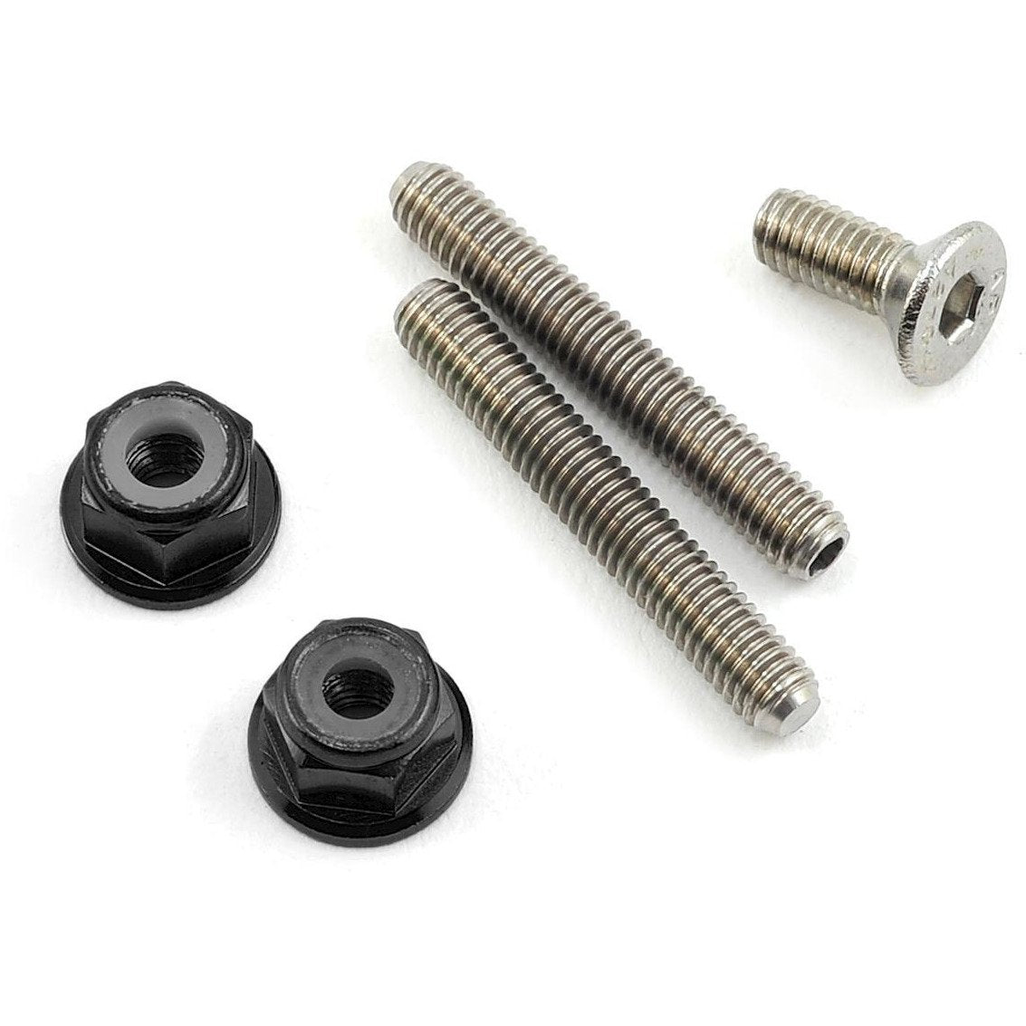 175RC Titanium Lower Arm Stud Kit (Black)