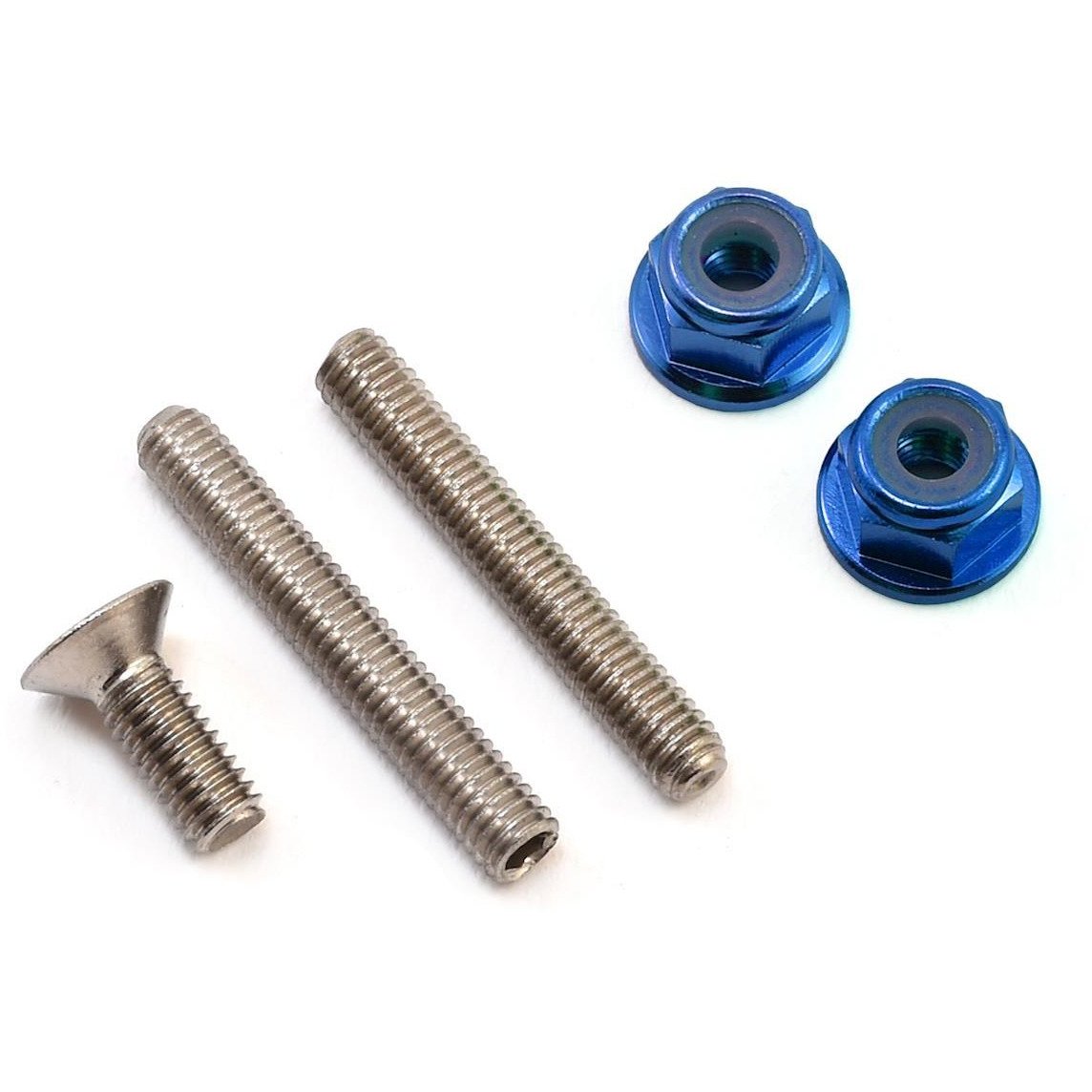 175RC "Ti-Look" Lower Arm Stud Kit (Blue)