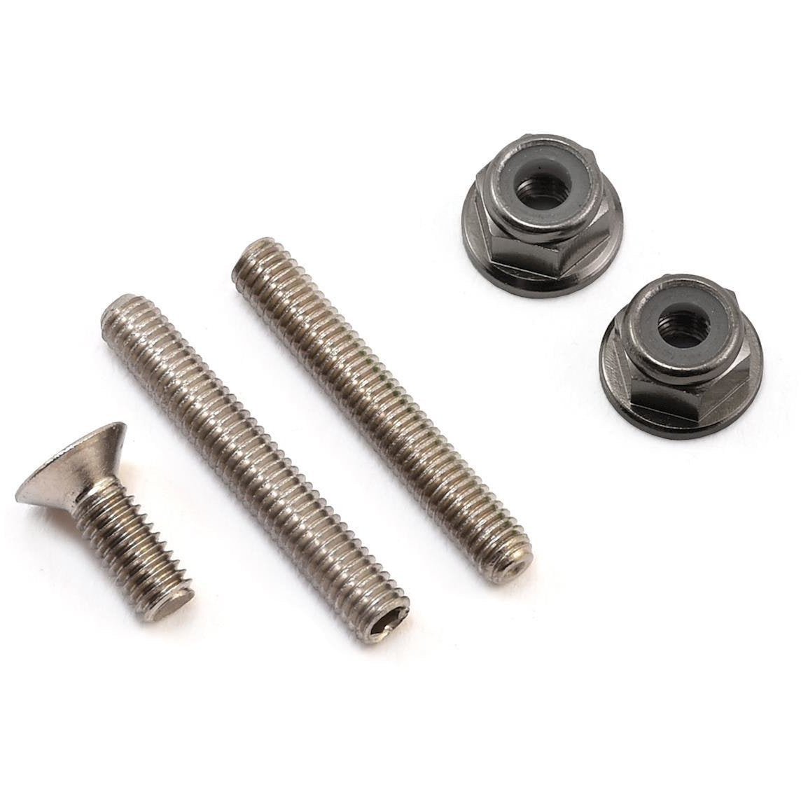 175RC "Ti-Look" Lower Arm Stud Kit (Grey)